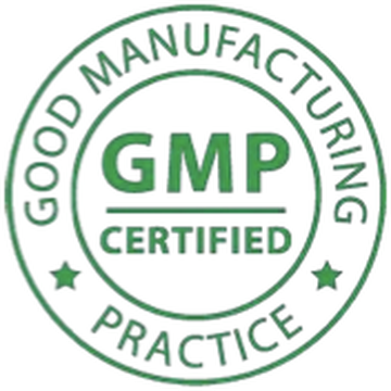 GMP — Good Manufacturing Practice certified